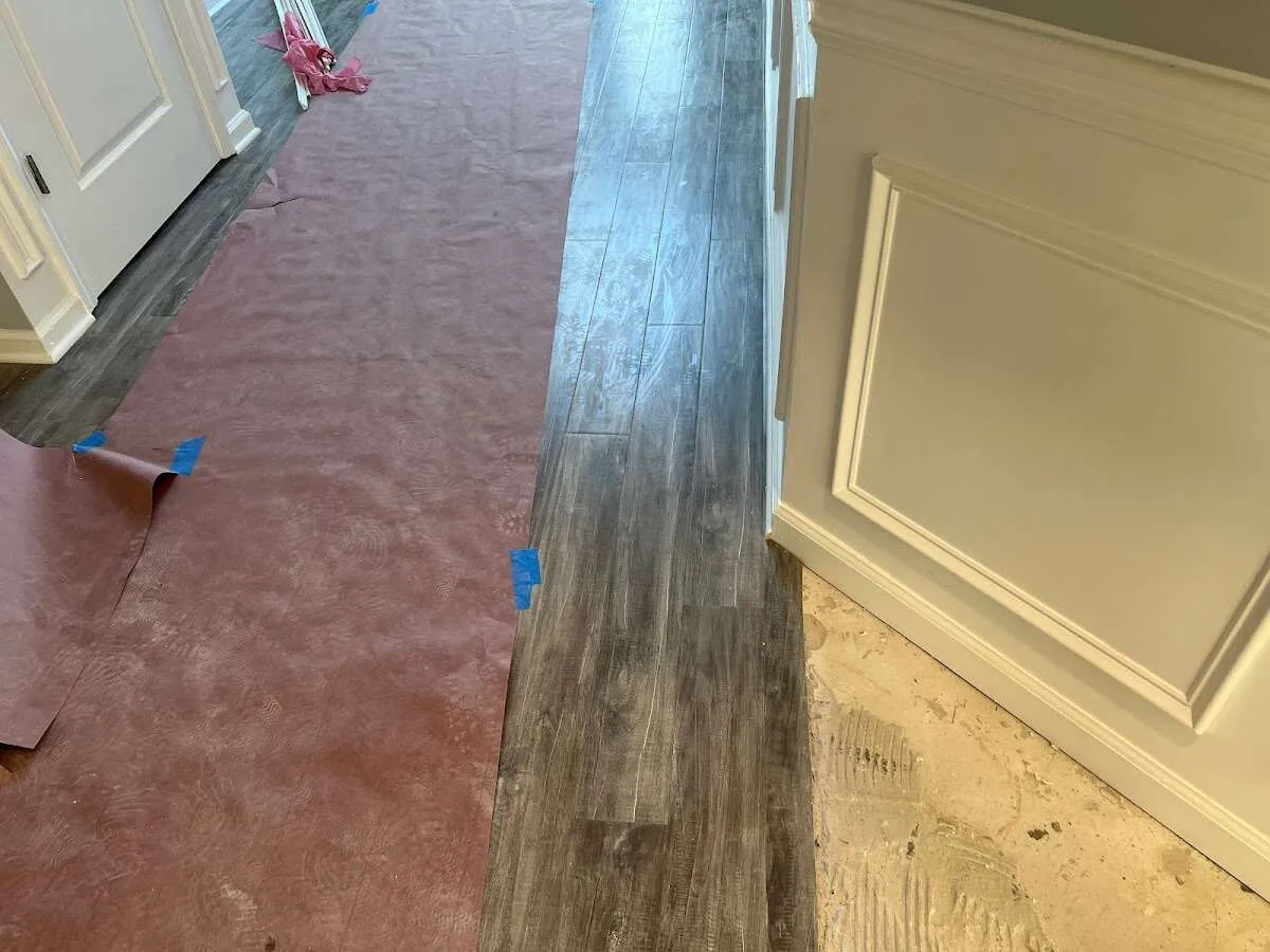 Completed marble shower restoration in Nitro